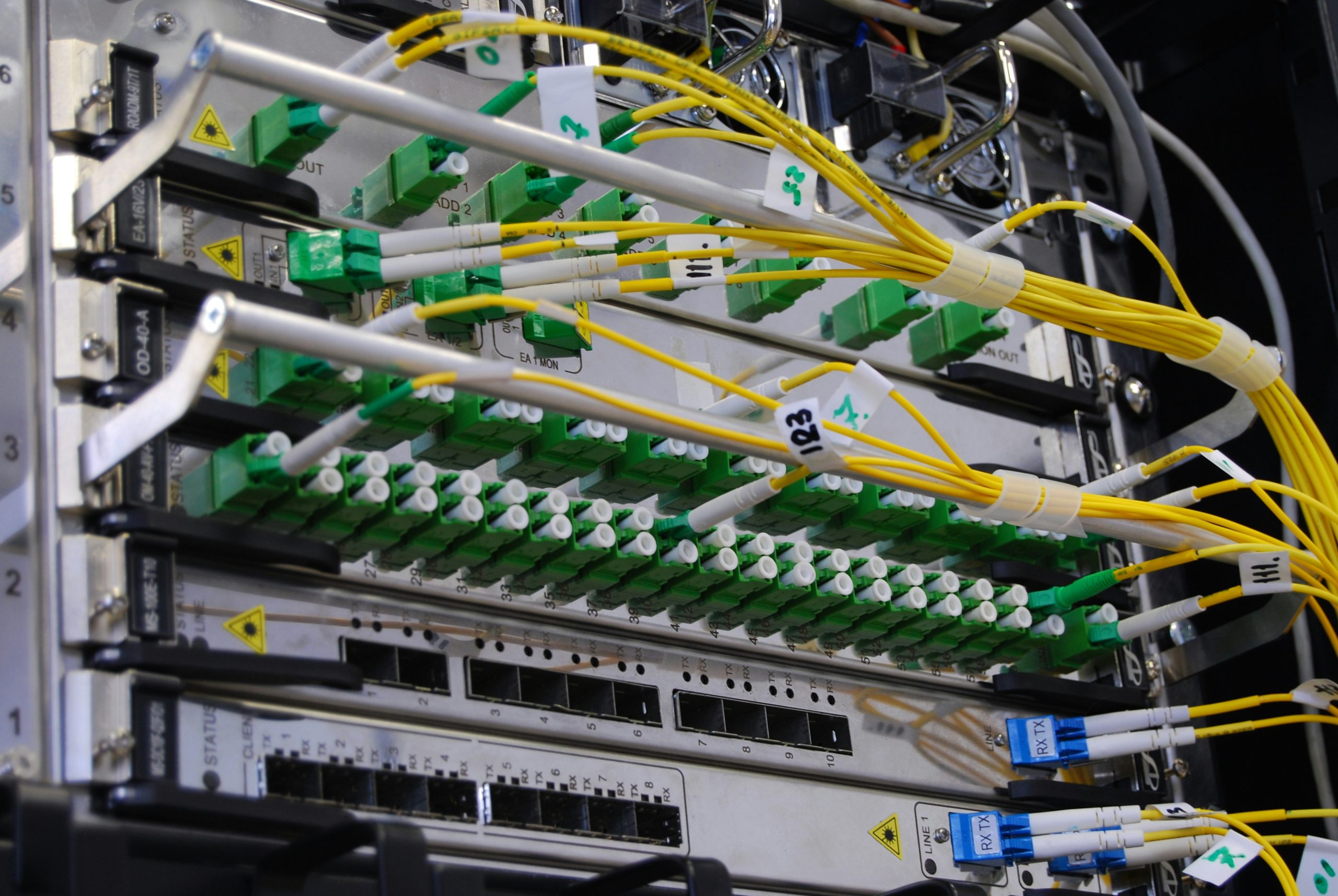 Fiber optic network infrastructure
