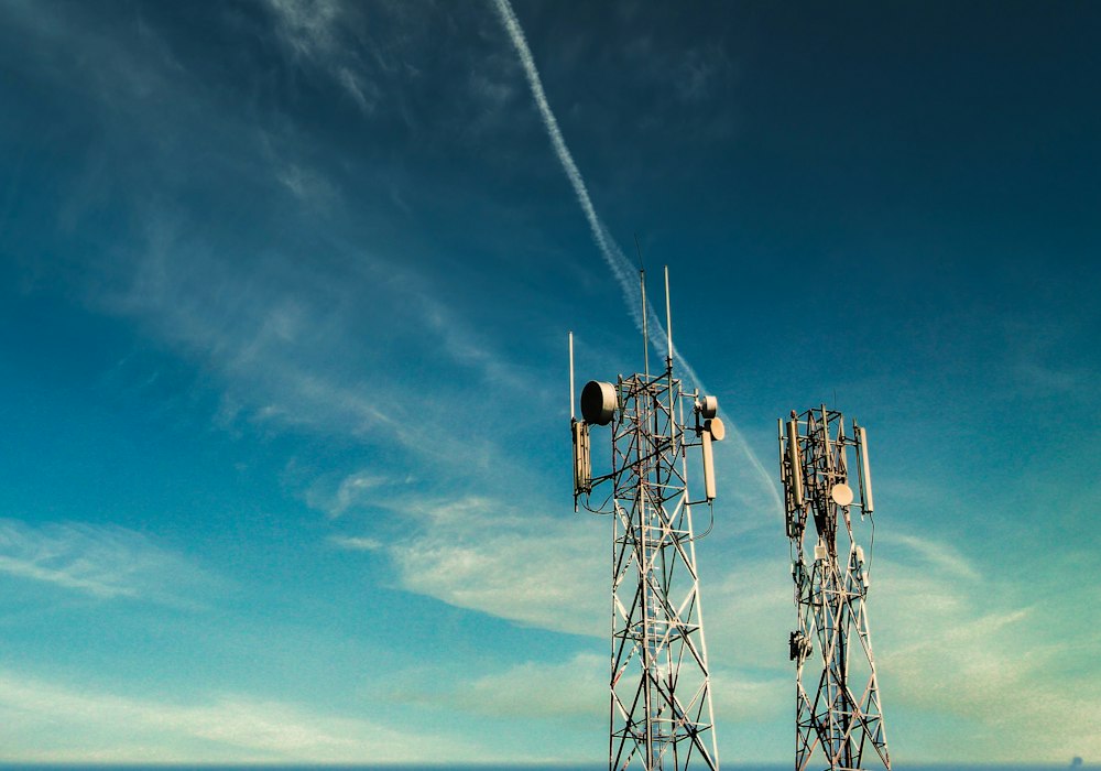Telecommunications towers for fiber optic network infrastructure